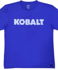 Kobalt Work Shirts Men's XX-Large Textured Cotton Short sleeve Graphic T-shirt Work Shirt