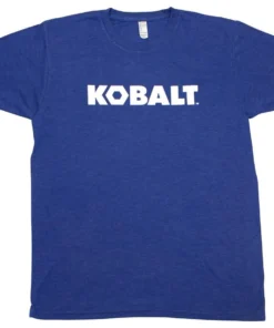 Kobalt Work Shirts Men's X-Large Textured Cotton Short sleeve Solid T-shirt Work Shirt