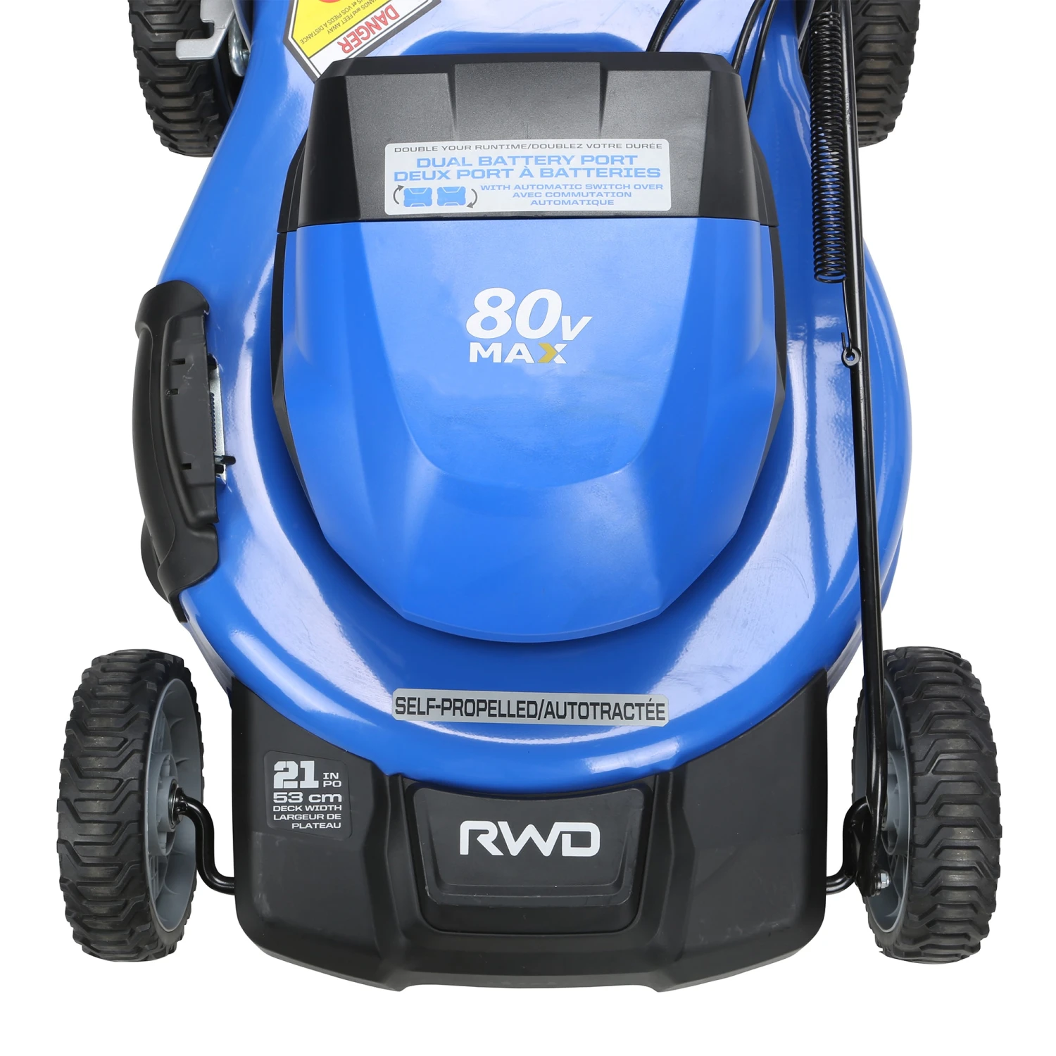 Kobalt Cordless Electric Push Lawn Mowers 80-Volt Max Brushless 21-in Self-propelled Cordless Electric Lawn Mower 4 Ah (Battery & Charger Included) 6 Kobalt Cordless Electric Push Lawn Mowers 80-Volt Max Brushless 21-in Self-propelled Cordless Electric Lawn Mower 4 Ah (Battery & Charger Included) - Image 6