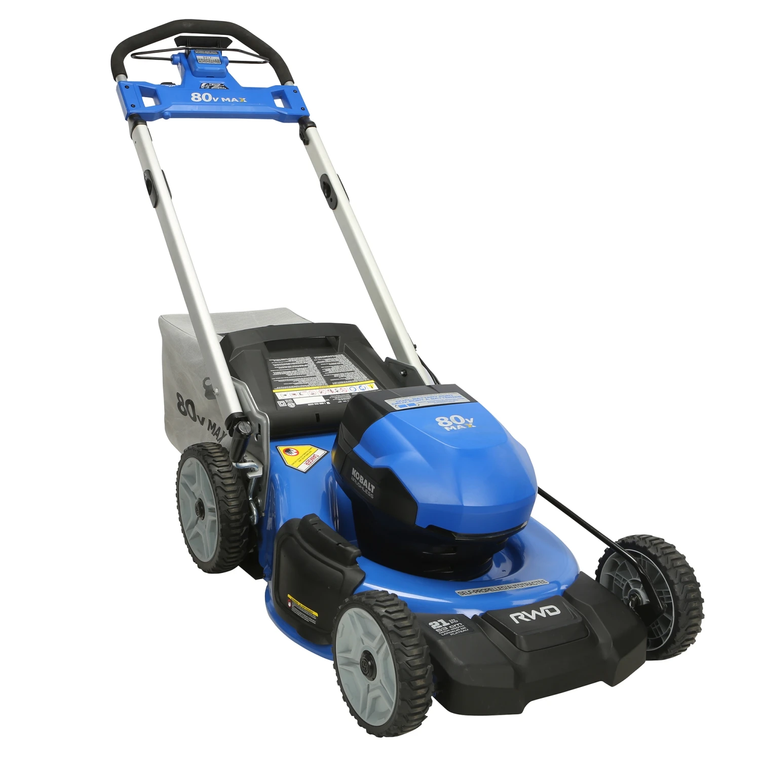 Kobalt Cordless Electric Push Lawn Mowers 80-Volt Max Brushless 21-in Self-propelled Cordless Electric Lawn Mower 4 Ah (Battery & Charger Included) 9 Kobalt Cordless Electric Push Lawn Mowers 80-Volt Max Brushless 21-in Self-propelled Cordless Electric Lawn Mower 4 Ah (Battery & Charger Included) - Image 9