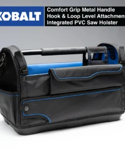 Kobalt Tool Bags Plumbing Tool Bag with Caddy Black, Blue Polyester 12.99-in 9 Kobalt Tool Bags Plumbing Tool Bag with Caddy Black, Blue Polyester 12.99-in -Kobalt Sales Shop 42393520 scaled