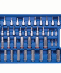 Kobalt Mechanics Tool Sets 250-Piece Standard (SAE) and Metric Combination Polished Chrome Mechanics Tool Set (1/4-in; 3/8-in) -Kobalt Sales Shop 42394139 scaled