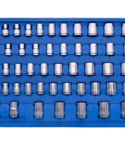 Kobalt Mechanics Tool Sets 250-Piece Standard (SAE) and Metric Combination Polished Chrome Mechanics Tool Set (1/4-in; 3/8-in) -Kobalt Sales Shop 42394142 scaled