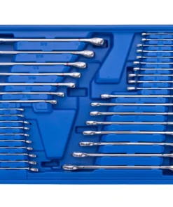 Kobalt Mechanics Tool Sets 250-Piece Standard (SAE) and Metric Combination Polished Chrome Mechanics Tool Set (1/4-in; 3/8-in) -Kobalt Sales Shop 42702394 scaled