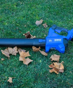 Kobalt Cordless Electric Leaf Blowers 24-volt 500-CFM Brushless Handheld Cordless Electric Leaf Blower 4 Ah (Battery & Charger Included) -Kobalt Sales Shop 42705510