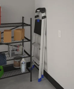 Kobalt Step Stools 3-Step 250-lb Capacity Aluminum Foldable Step Stool -Kobalt Sales Shop 43410331