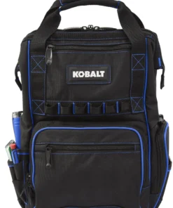 Kobalt Tool Bags Blue Black Polyester 11.5-in Backpack -Kobalt Sales Shop 43928499 scaled