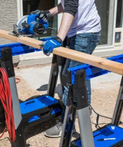 Kobalt Saw Horses 30.63-in W x 33.5-in H Adjustable Pp and Steel Construction Saw Horse (1000-lb Capacity) -Kobalt Sales Shop 44626112 scaled