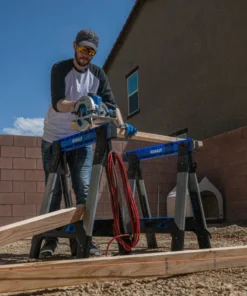 Kobalt Saw Horses 30.63-in W x 33.5-in H Adjustable Pp and Steel Construction Saw Horse (1000-lb Capacity) -Kobalt Sales Shop 44627990 scaled