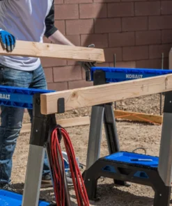 Kobalt Saw Horses 30.63-in W x 33.5-in H Adjustable Pp and Steel Construction Saw Horse (1000-lb Capacity) -Kobalt Sales Shop 44628414 scaled