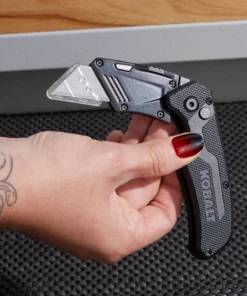 Kobalt Utility Knives Kobalt Speed Release Compact Knife 18mm 1-Blade Folding Utility Knife -Kobalt Sales Shop 44864437