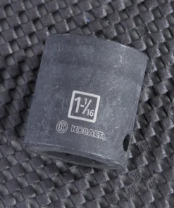 Kobalt Impact Sockets & Impact Socket Sets Standard (SAE) 1/2-in Drive 1-1/16-in 6-Point Impact Socket 6 Kobalt Impact Sockets & Impact Socket Sets Standard (SAE) 1/2-in Drive 1-1/16-in 6-Point Impact Socket -Kobalt Sales Shop 44893531