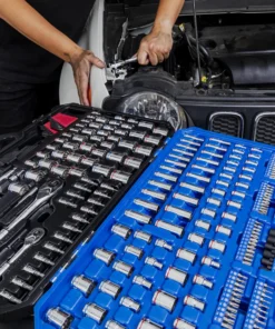 Kobalt Mechanics Tool Sets 309-Piece Standard (SAE) and Metric Combination Polished Chrome Mechanics Tool Set (1/4-in; 3/8-in) 28 Kobalt Mechanics Tool Sets 309-Piece Standard (SAE) and Metric Combination Polished Chrome Mechanics Tool Set (1/4-in; 3/8-in) -Kobalt Sales Shop 45006291 scaled