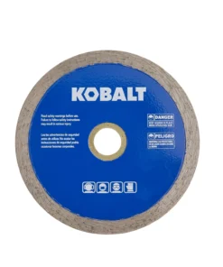 Kobalt Diamond Saw Blades 4-in Wet or Dry Porcelain Continuous Diamond Saw Blade -Kobalt Sales Shop 45400379