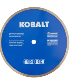 Kobalt Diamond Saw Blades 10-in Wet Porcelain Tile Diamond Saw Blade -Kobalt Sales Shop 45400383
