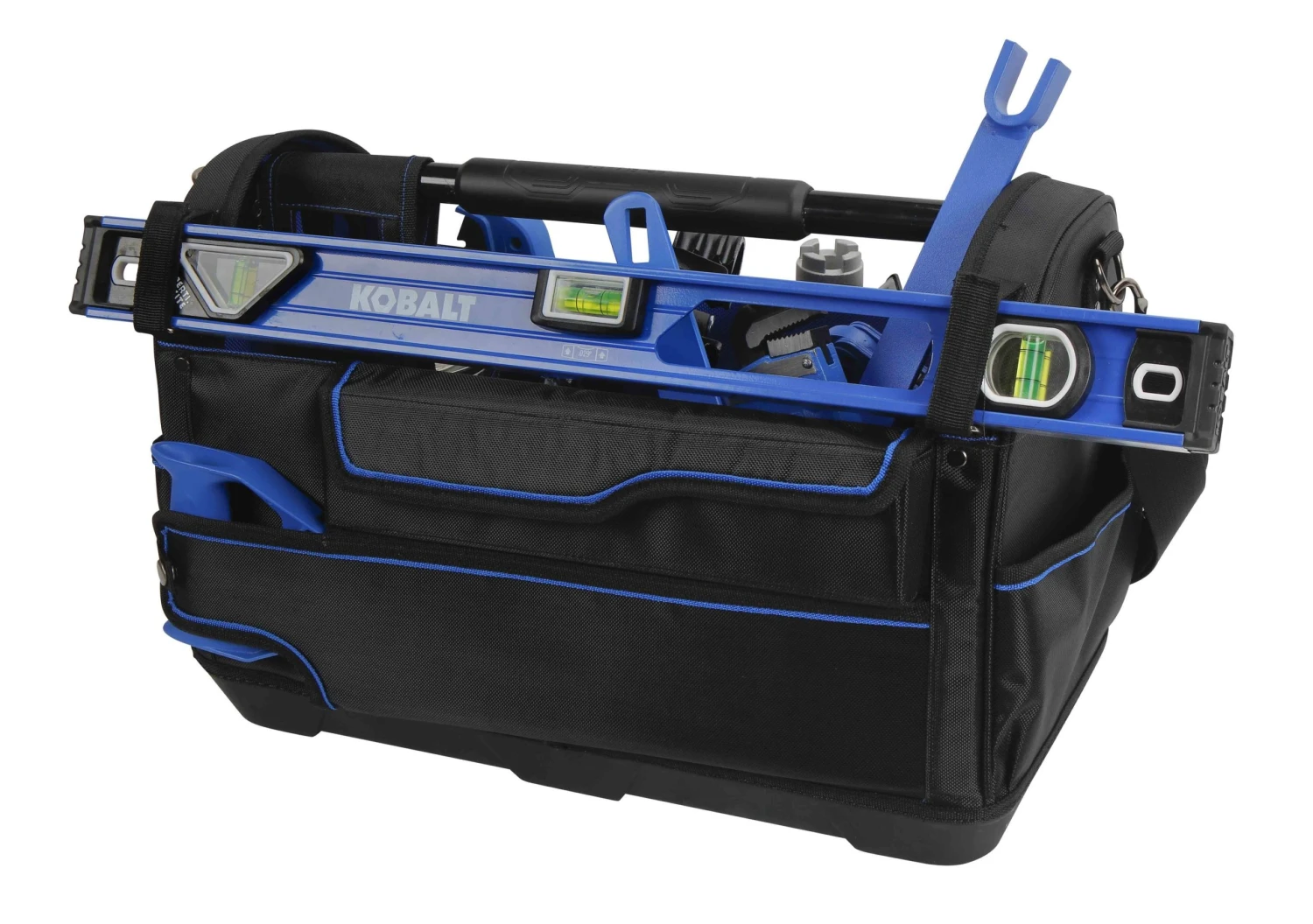 Kobalt Tool Bags Plumbing Tool Bag with Caddy Black, Blue Polyester 12.99-in 5 Kobalt Tool Bags Plumbing Tool Bag with Caddy Black, Blue Polyester 12.99-in - Image 5