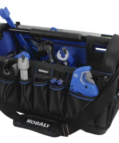 Kobalt Tool Bags Plumbing Tool Bag with Caddy Black, Blue Polyester 12.99-in 12 Kobalt Tool Bags Plumbing Tool Bag with Caddy Black, Blue Polyester 12.99-in -Kobalt Sales Shop 45459479 scaled