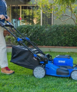 Kobalt Cordless Electric Push Lawn Mowers Gen4 40-volt Brushless 20-in Self-propelled Cordless Electric Lawn Mower 6 Ah (Battery & Charger Included) -Kobalt Sales Shop 45715980
