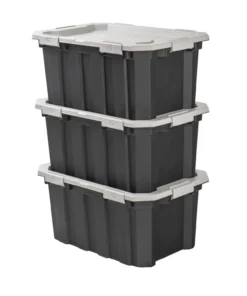 Kobalt Plastic Storage Totes X-large 24-Gallon (96-Quart) Grey Heavy Duty Tote with Latching Lid -Kobalt Sales Shop 46358968 scaled