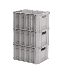 Kobalt Plastic Storage Totes Medium 8.5-Gallon (34-Quart) Grey Heavy Duty Tote with Lidless Lid -Kobalt Sales Shop 46359378 scaled
