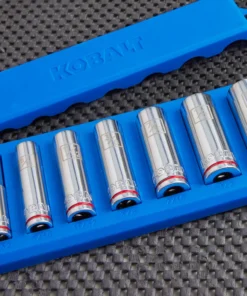 Kobalt Sockets & Socket Sets 8-Piece Standard (SAE) 1/4-in Drive 6-point Set Deep Socket Set -Kobalt Sales Shop 47787351