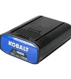Kobalt Cordless Power Equipment Batteries & Chargers 40-Volt Max 2.5 Ah Rechargeable Lithium Ion (Li-Ion) Cordless Power Equipment Battery -Kobalt Sales Shop 841821021054lg
